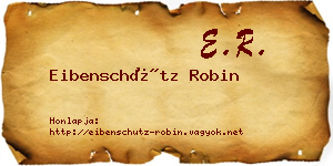Eibenschütz Robin névjegykártya
